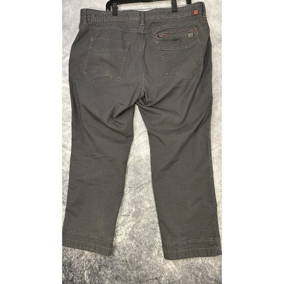 ll‎ bean canvas pants Men’s Size 40x29 Gray Pants Built In Belt - Picture 8 of 12